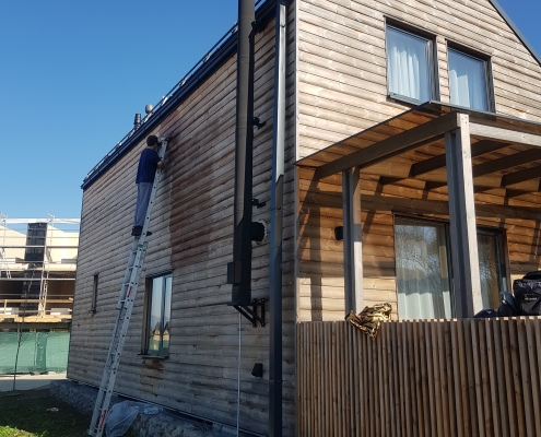 Isokor - nanoimpregnácia drevenej chatky Isokor - nanoimpregnácia drevenej chatky