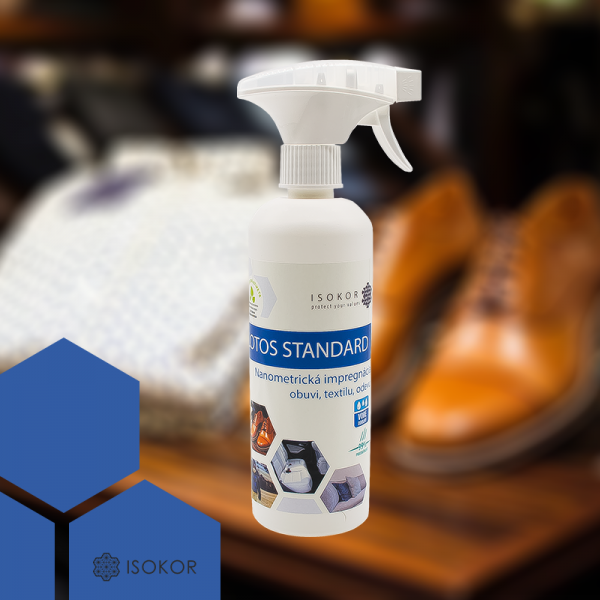 Isokor LOTOS Standard - Impregnácia odevov a obuvi, textilu a kože