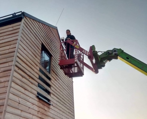 Isokor - nanoimpregnácia drevenej chatky Isokor - nanoimpregnácia drevenej chatky