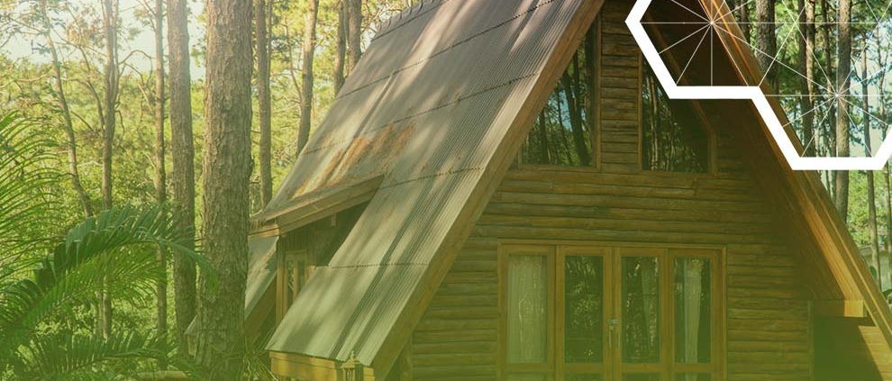 Renovácia fasády zrubu